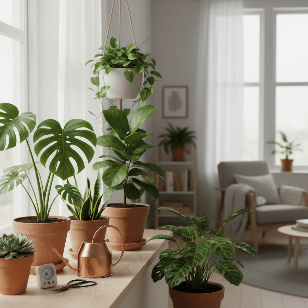 Guía esencial para el cuidado de plantas de interior