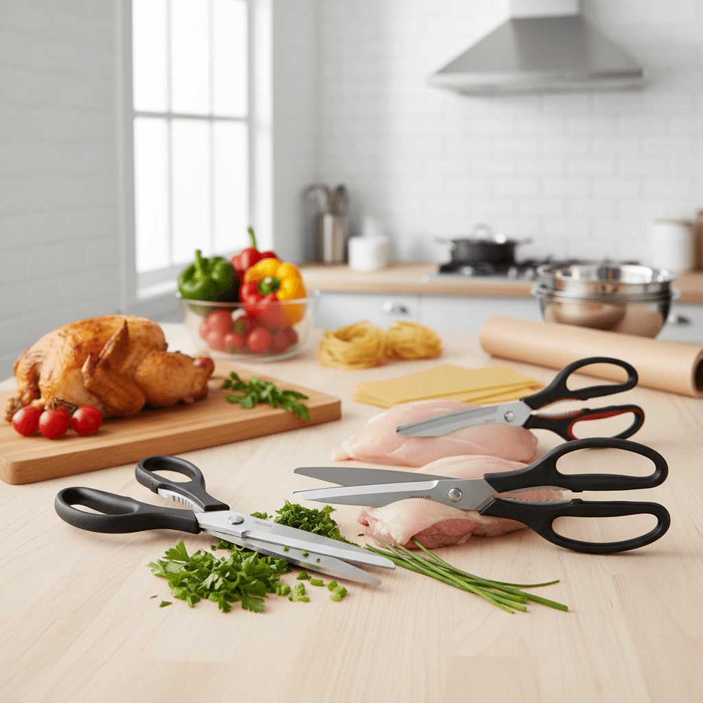 Tijeras de cocina: la herramienta multifuncional que transformará tu forma de cocinar