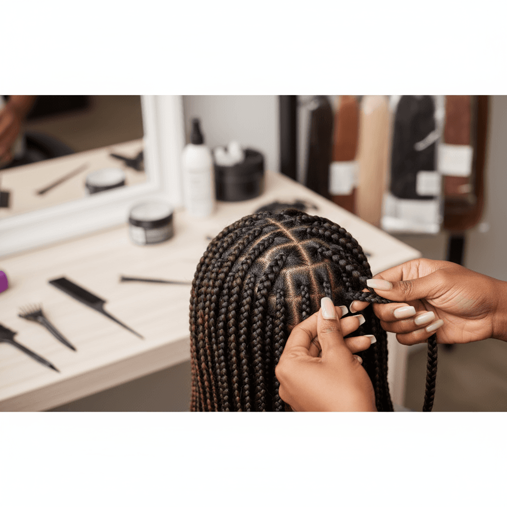 Guía completa para hacer trenzas africanas sueltas (box braids) en casa