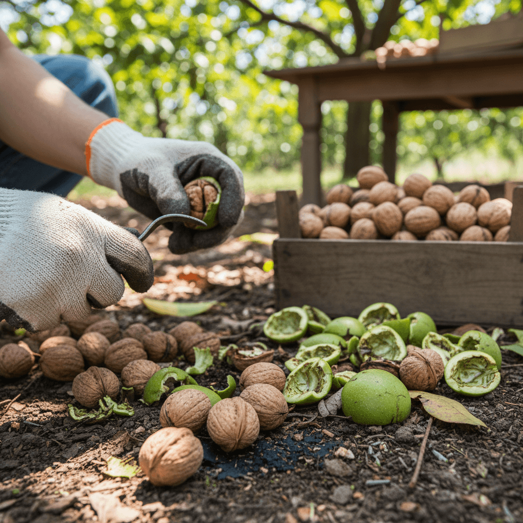 Guía completa para pelar y procesar nueces frescas
