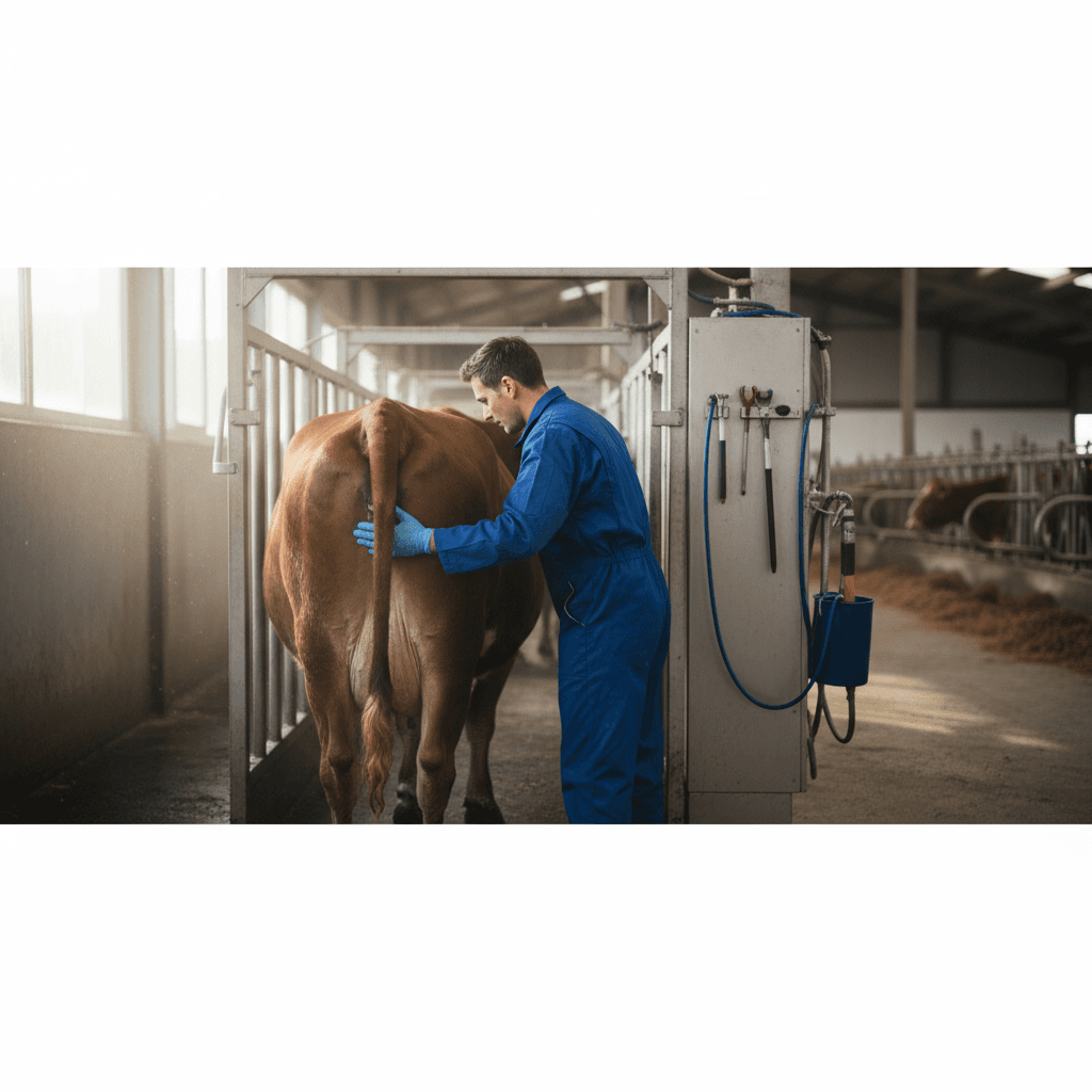 Guía práctica para la palpación rectal en bovinos: técnicas y diagnóstico