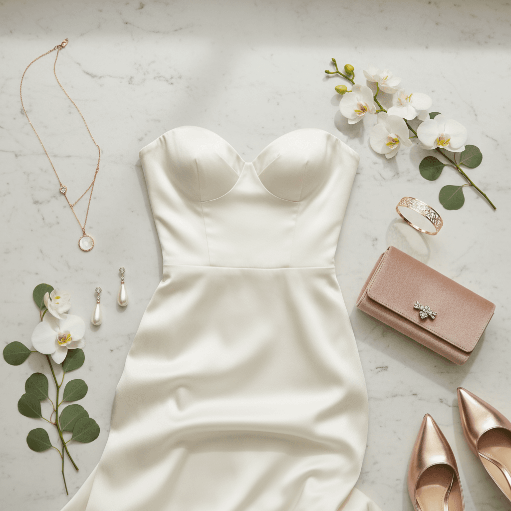 Guía de estilo: Cómo accesorizar un vestido sin tirantes