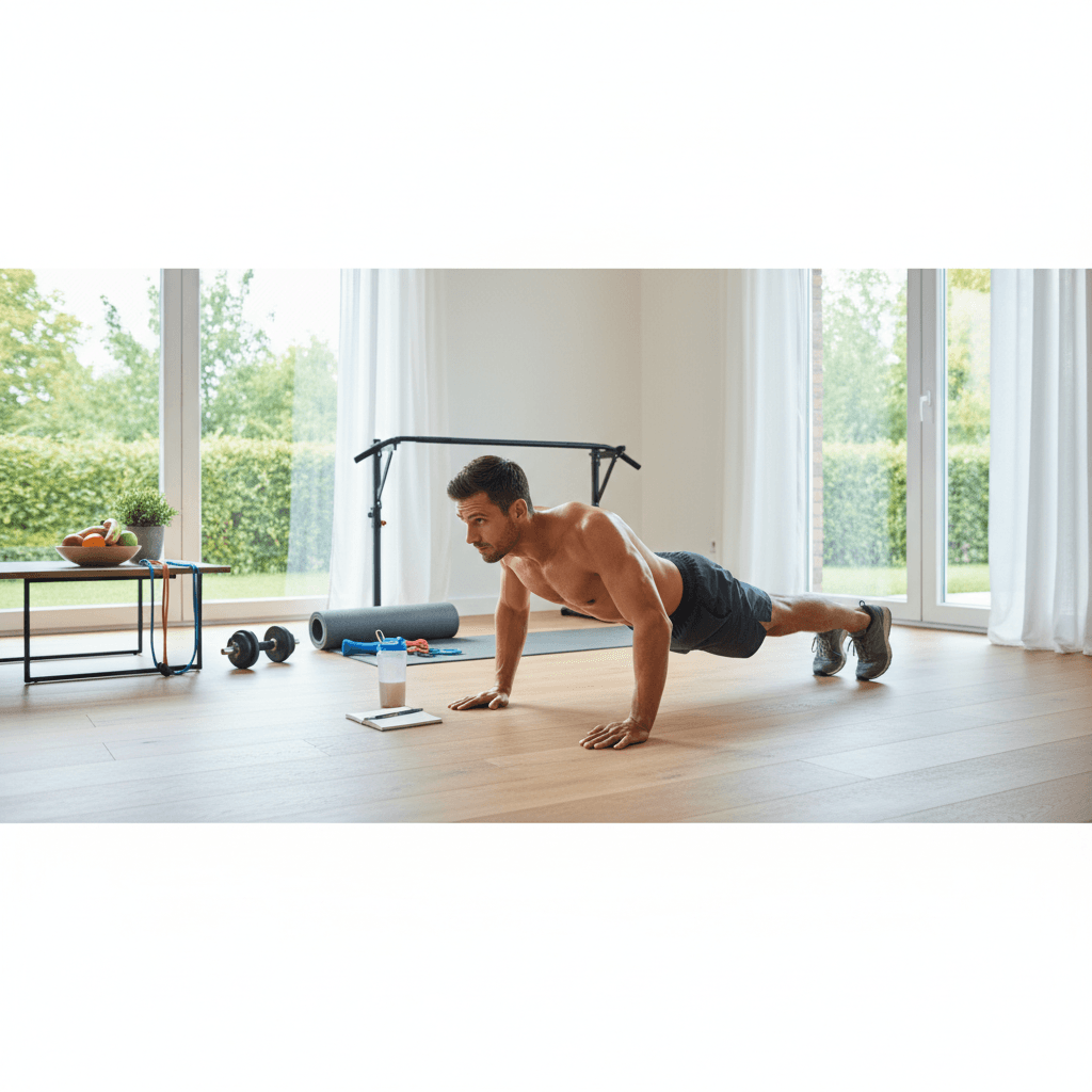Guía completa para desarrollar músculo sin ir al gimnasio