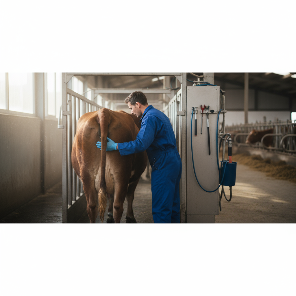 Guía práctica para la palpación rectal en bovinos: técnicas y diagnóstico