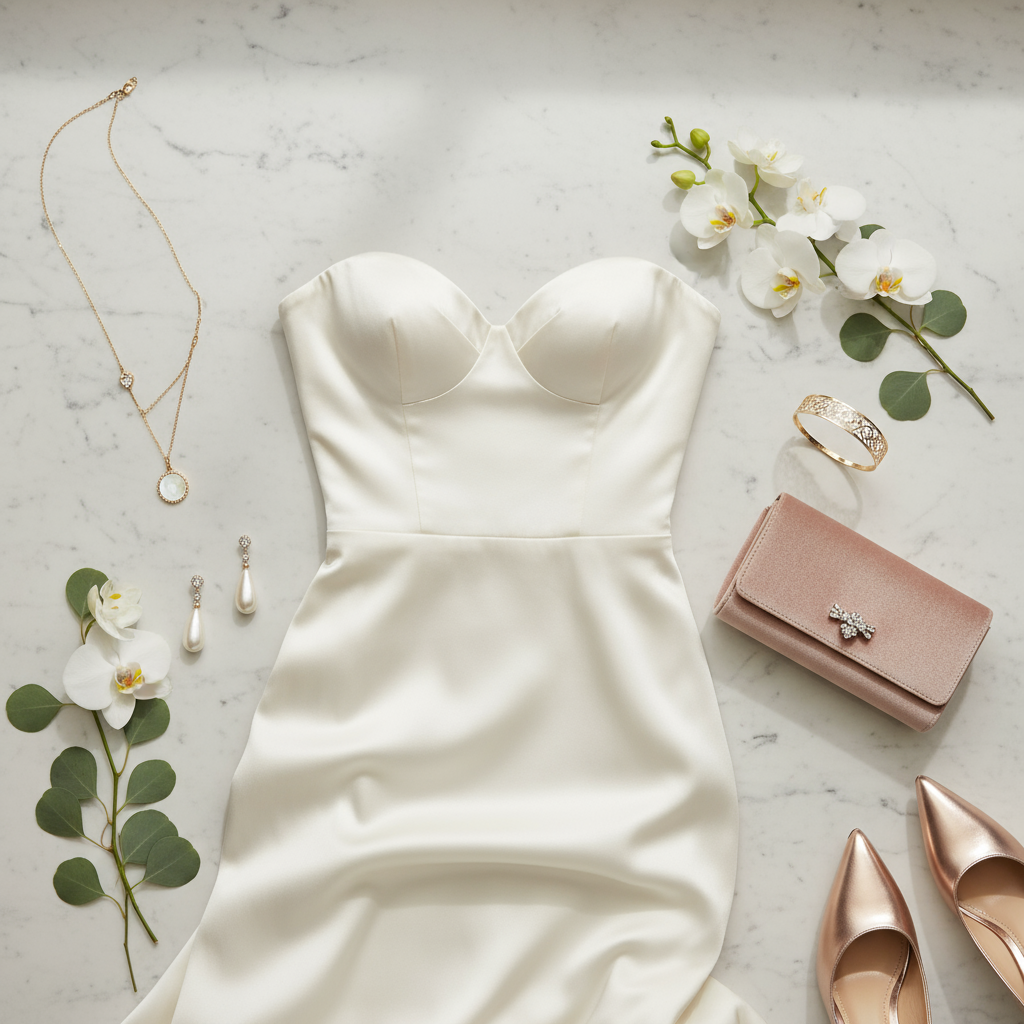 Guía de estilo: Cómo accesorizar un vestido sin tirantes