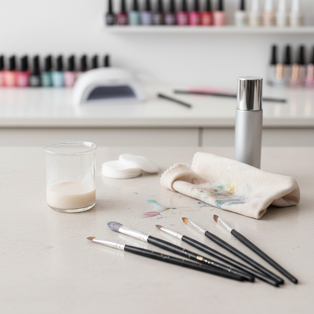 Guía completa para limpiar tus pinceles de nail art: Mantenimiento y cuidado