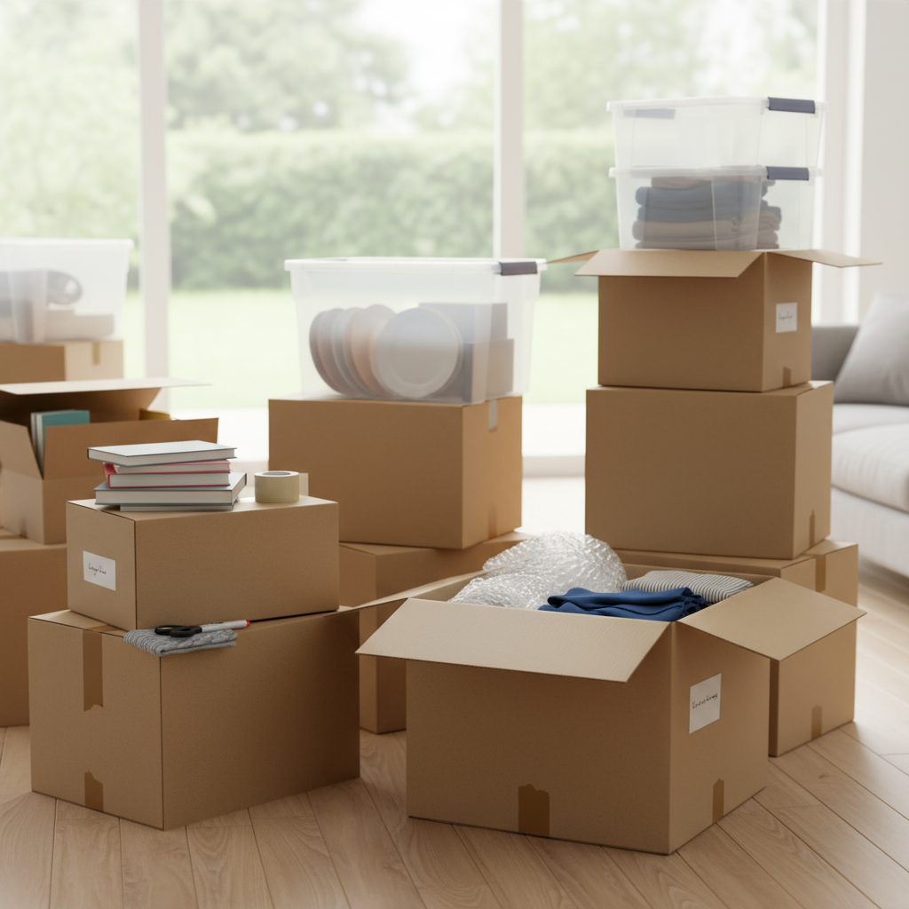 Guía definitiva para empacar cajas como un profesional en tu mudanza